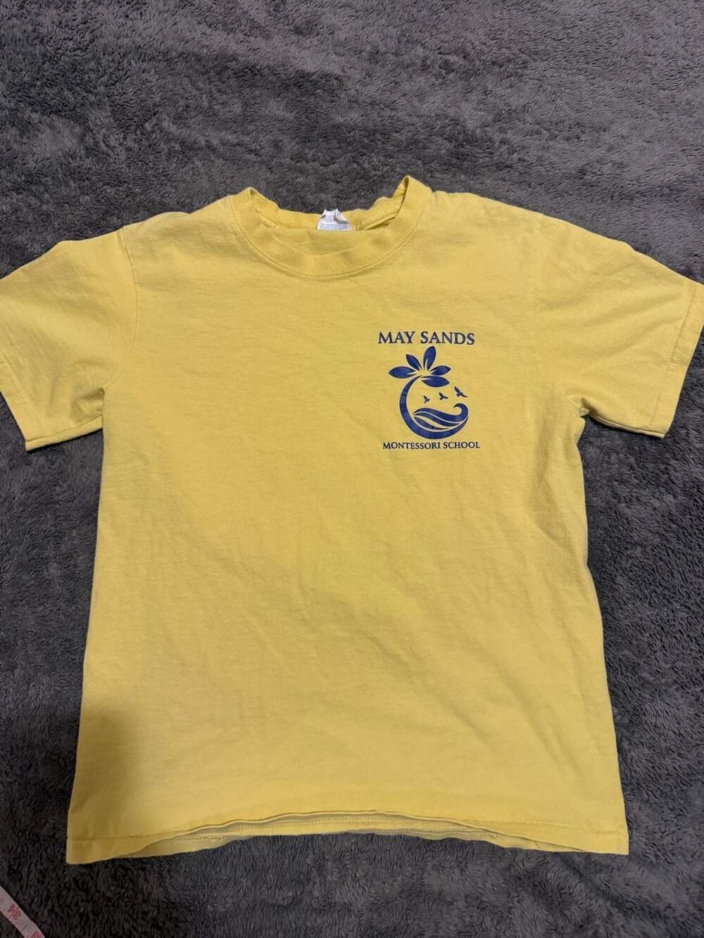 Port & Company Core Cotton Yellow Youth Medium May Sands Montessori